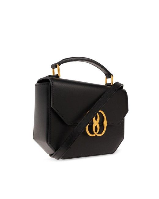 Bally Black 'emblem Mini' Shoulder Bag,
