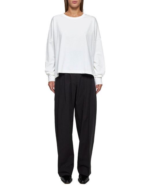 Studio Nicholson Blue Acuna High-Waisted Trousers