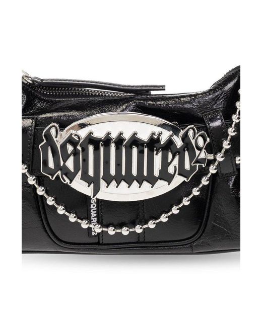 DSquared² Black ‘Gothic’ Shoulder Bag