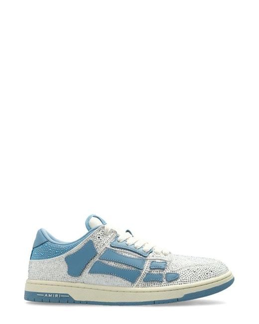 Amiri Blue Skel Low-Top Sneakers for men