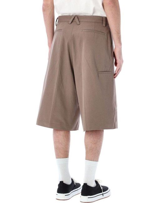 Ambush Gray Knee-length Shorts for men