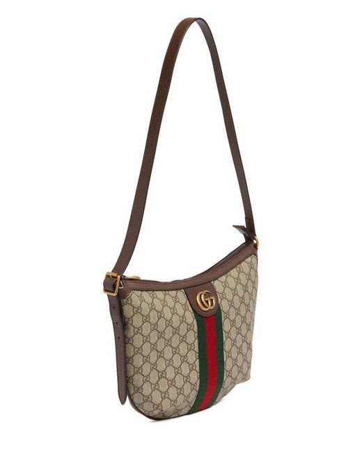 Gucci Natural Web Detailed Ophidia Medium Shoulder Bag for men