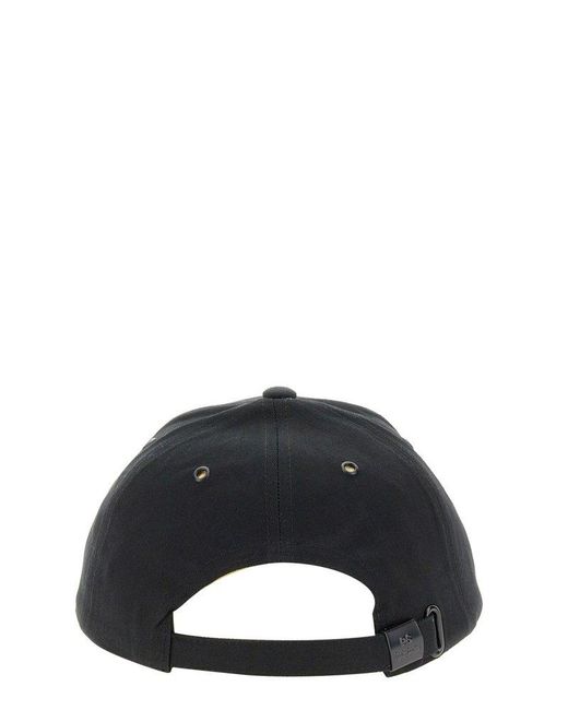 PS by Paul Smith Black Zebra Embroidered Baseball Cap for men
