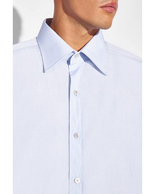 Tom Ford White Cotton Shirt, for men