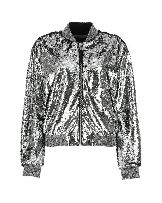 sequin glitter jacket