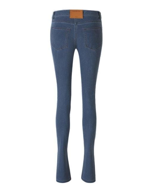 Alexander Wang Blue Flares Slim-fit Jeans