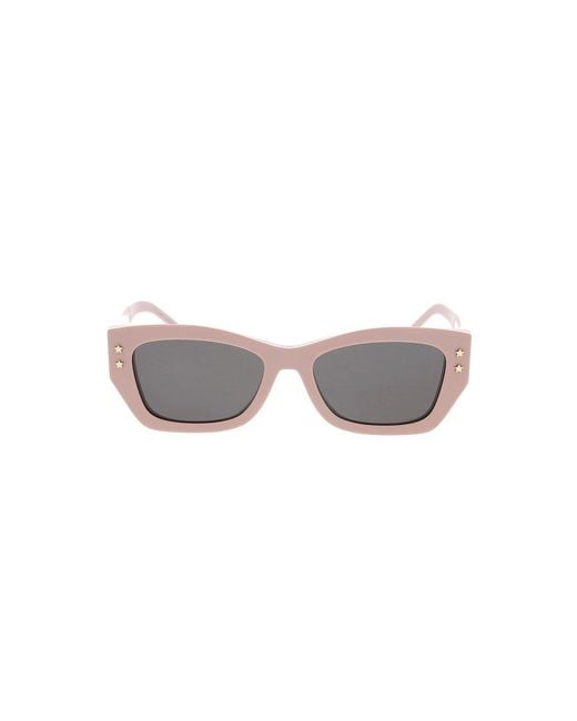 Dior Black Diorpacific S2u Rectangular Frame Sunglasses