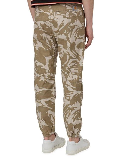 Carhartt WIP Cotton Marshall Camouflage Trousers for Men | Lyst