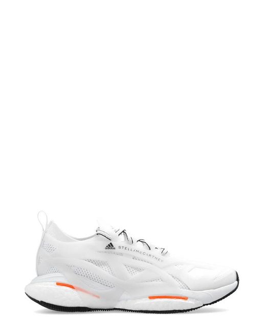 Adidas By Stella McCartney White Solarglide Lace-up Sneakers
