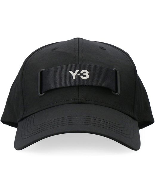 Y-3 Black Belt Logo Baseball Cap for men