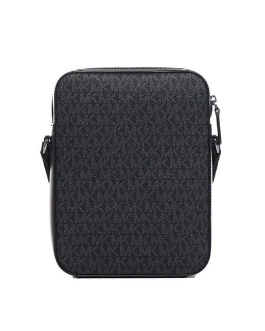 Michael Kors Black Henry Logo-print Flight Bag for men