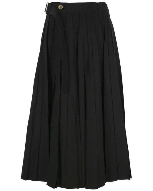 Sacai Black X Carhartt Wip Pleated Skirt