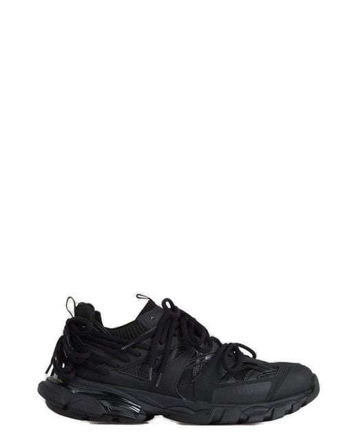 Balenciaga Black Track Lace-up Sneakers