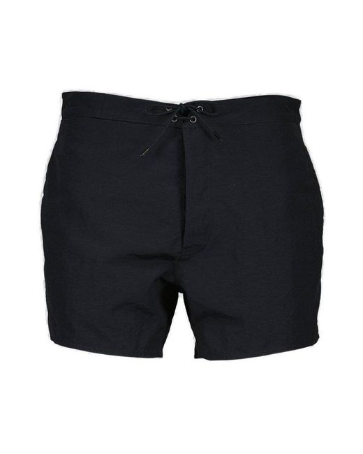 Saint Laurent Blue Drawstring Swim Shorts for men