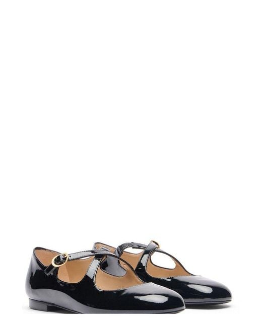 Stuart Weitzman Black Clem Flats