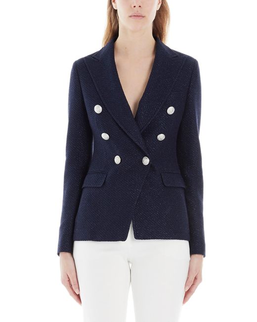 navy tailored blazer