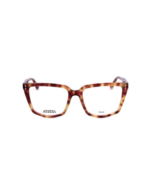 Isabel Marant Black Geometric Frame Glasses