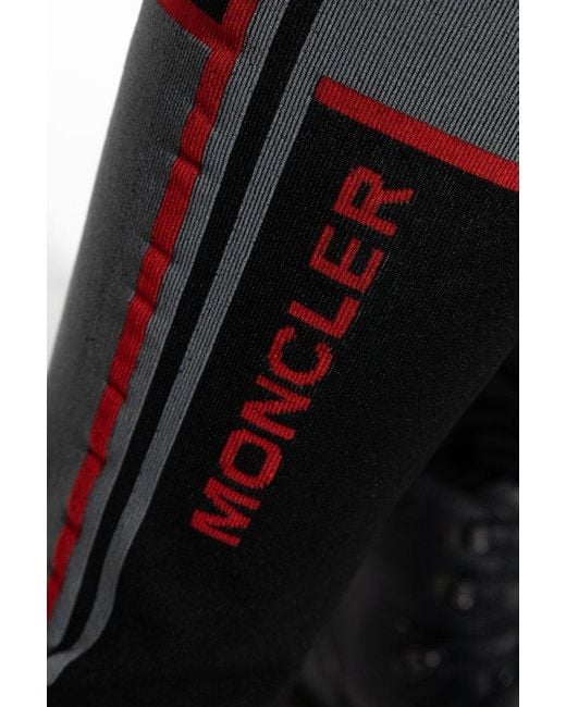 Moncler Black Stretch-Knit Ski Pants for men