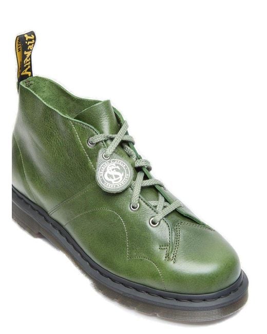 Dr. Martens Church Buckingham Leather Monkey Boots in Green for Men Lyst UK