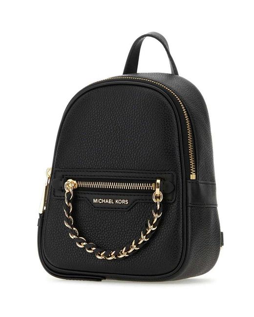 Black mini backpack michael kors outlet