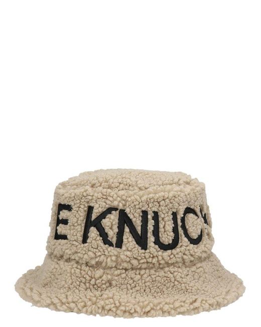 Moose Knuckles Logo Embroidered Bucket Hat in Metallic for Men | Lyst