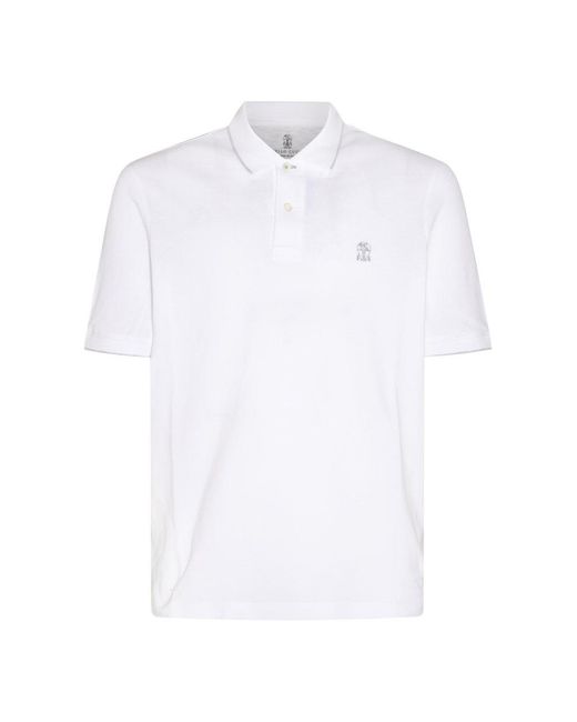 Brunello Cucinelli T-shirts And Polos White for men