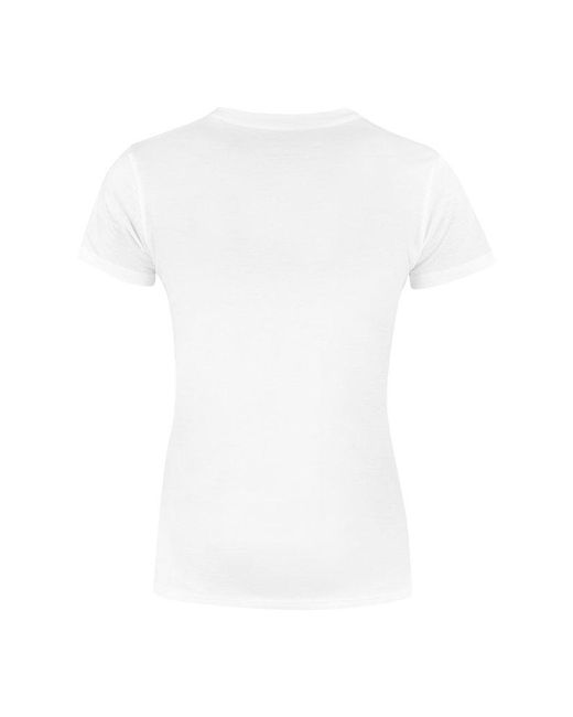 Vince White Slim-fit Crewneck T-shirt