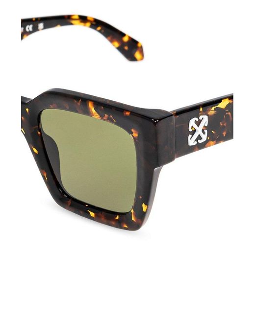 Off-White c/o Virgil Abloh Green Off- Jackson Sunglasses