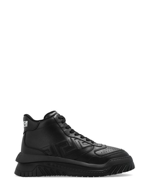 Versace Black Odissea High-top Sneakers for men