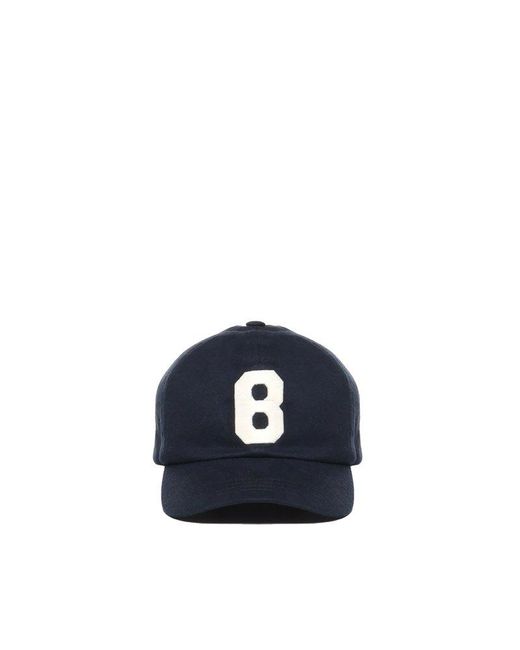 Bally Blue Logo Embroidered Baseball Cap for men