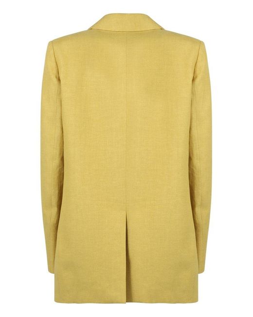 BLAZE Yellow Everyday Double-Breasted Jacket