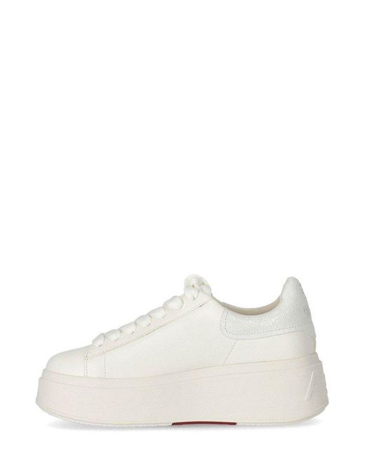 Ash White Moby Low-top Chunky Sneakers