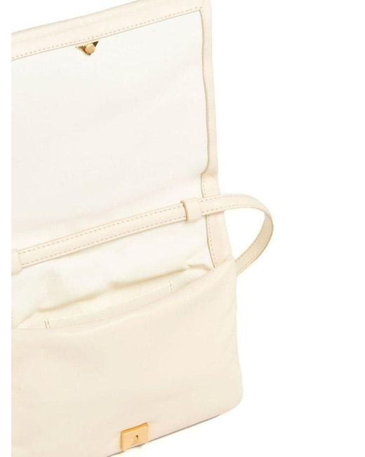 Marni Natural Prisma Leather Clutch Bag