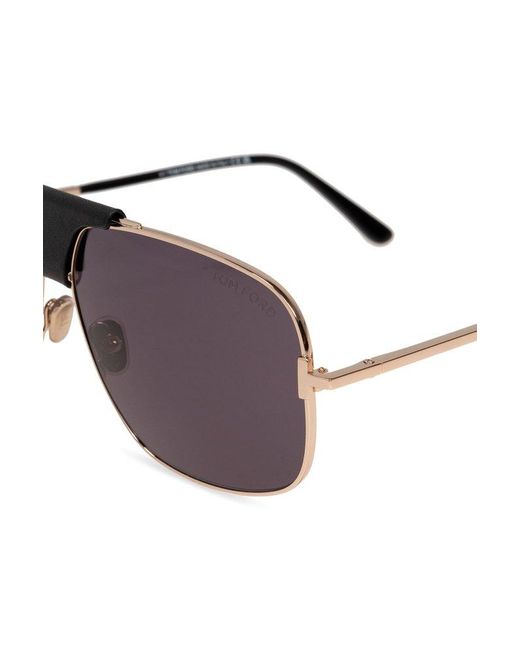 Tom Ford Purple Square-frame Sunglasses for men