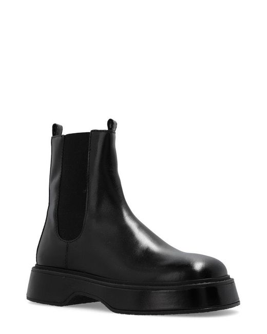 Ami Paris Slip-on Chelsea Boots in Black | Lyst