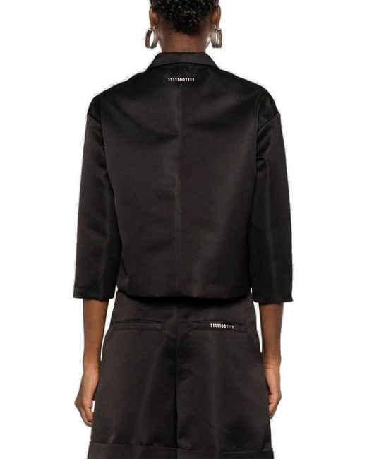 Societe Anonyme Black Mini Cropped Work Jacket