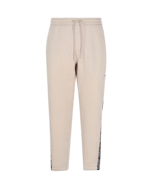 Calvin Klein Natural Logo Trim Jogger Pants for men