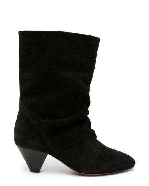 Isabel Marant Black Slouchy Boots