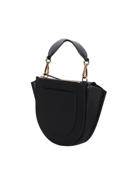 Wandler Black Hortensia Mini Shoulder Bag