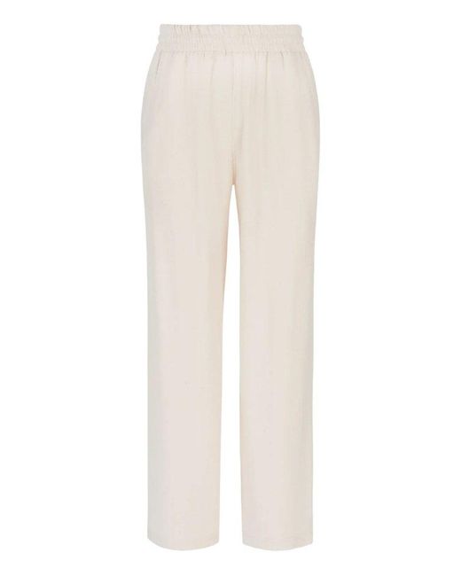 Gcds White Elasticated Waistband Trousers for men
