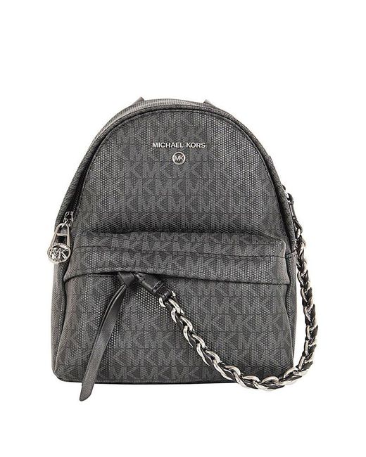 MICHAEL Michael Kors Chain-detailed Backpack in Black | Lyst