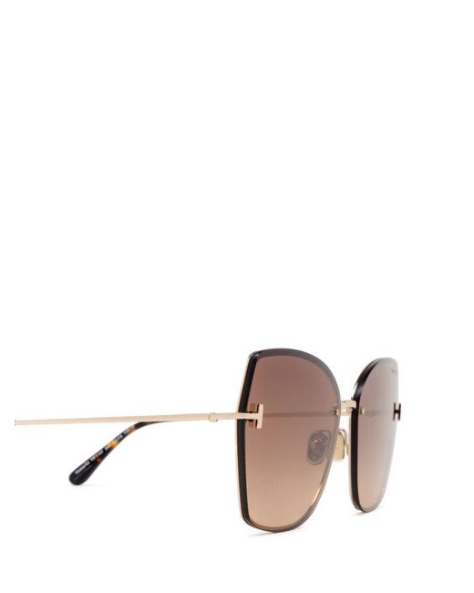 Tom Ford Multicolor Nickie Geometric Frame Sunglasses