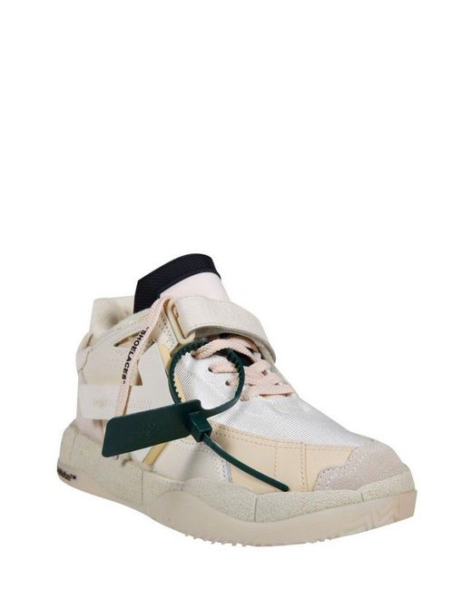 Off-White c/o Virgil Abloh White Puzzle Couture Lace-up Sneakers