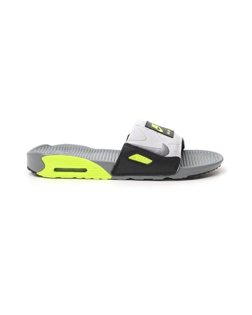 Nike Green Air Max 90 Slides for men