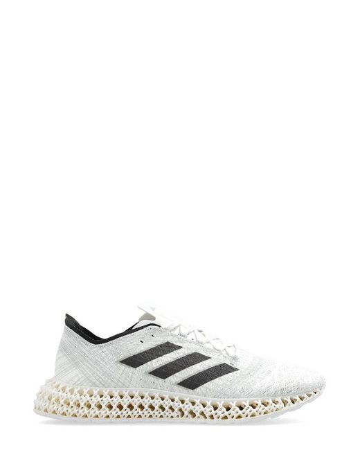 Adidas White 4dfwd X Strung Lace-up Shoes
