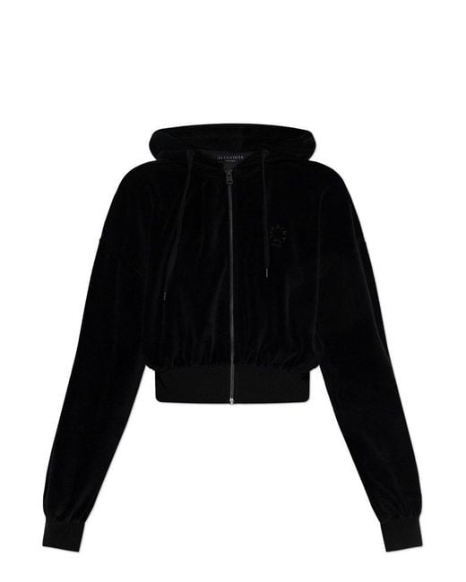AllSaints Black Relaxed Fit Knit Sweater