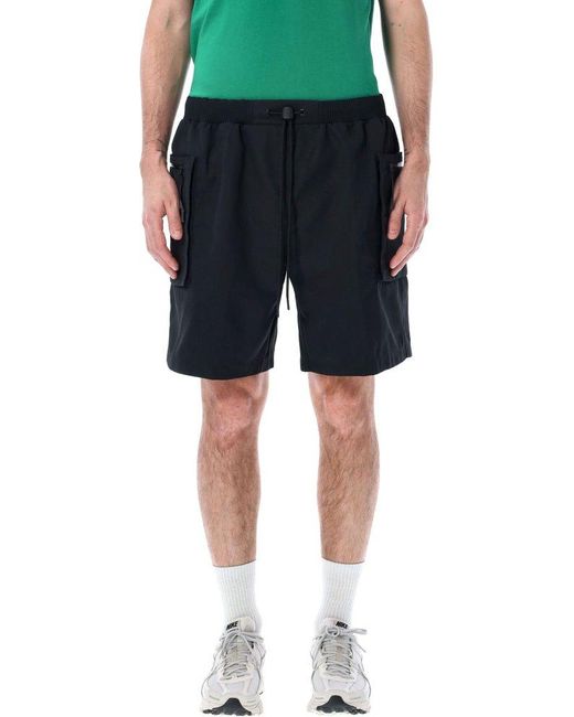 Nike Black Sportswear Tech Pack Woven Utility Shorts for men