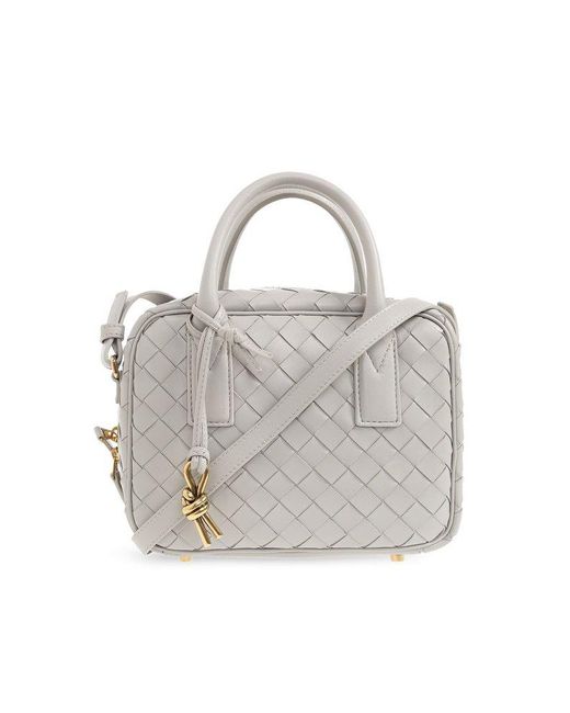 Bottega Veneta Gray Getaway Leather Handbag