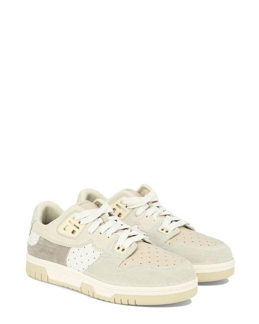Acne White Basket Low-top Sneakers for men