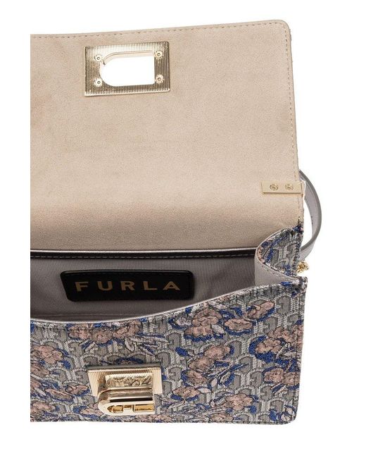 Furla Gray ‘1927 Mini’ Shoulder Bag